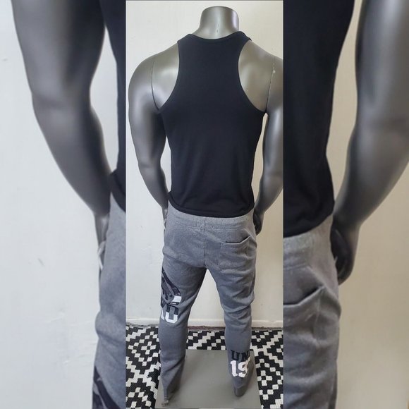 ECKO UNLTD FLEECE JOGGER PANT MEN'S WITH POCKET GREY SIZE L EMBROIDERED LOGO - Picture 7 of 8